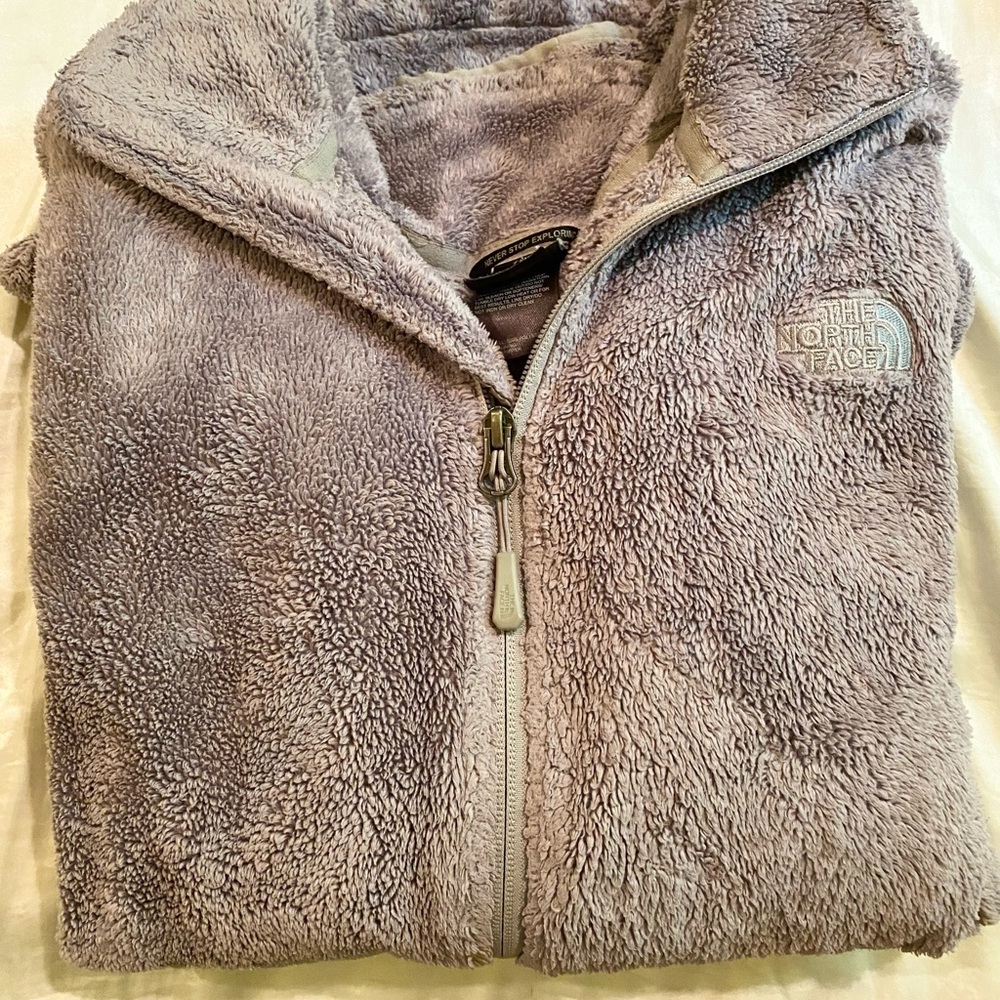 Grey Osito North Face Jacket